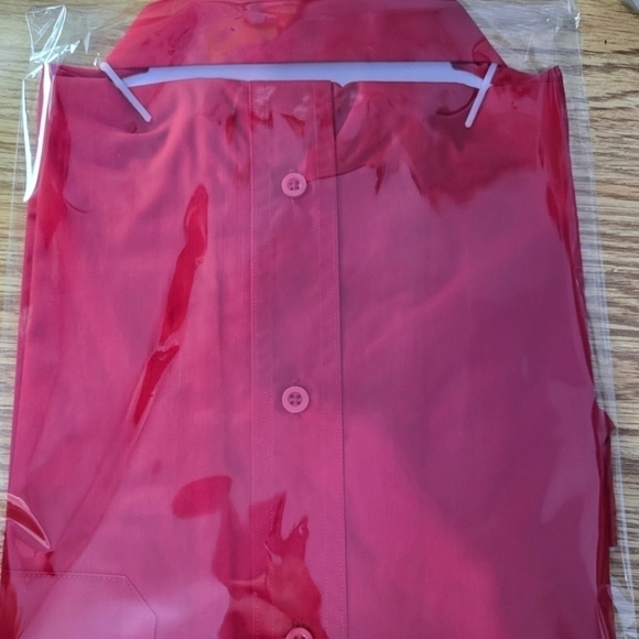 Men's Elevate Red Dress Shirt  Size Large - Picture 3 of 4